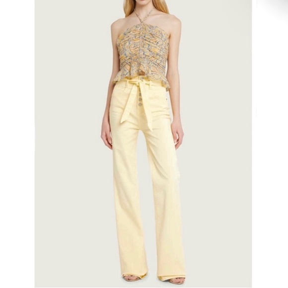 NEW VERONICA BEARD SILK PAISLEY PRINT HALTER TOP - Picture 10 of 11